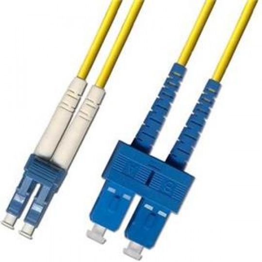 OPTIX LC/UPC-SC/UPC Optický patch cord 09/125 10m G657A