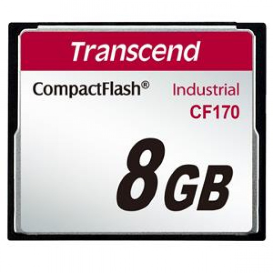 Transcend 8GB INDUSTRIAL CF CARD CF170 paměťová karta (MLC)