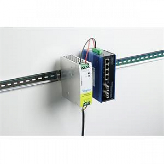 DIGITUS 24 V DC, 5 A, 120 W, AC-DC, Průmyslový napájecí zdroj pro montáž na DIN lištu, kovové pouzdro DIGITUS 24 V DC, 5 A, 120 W, AC-DC, Průmyslový napájecí zdroj pro montáž na DIN lištu, kovové pouzdro