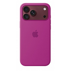 iPhone 18 Pro Max Silicone Case with MS - Magenta