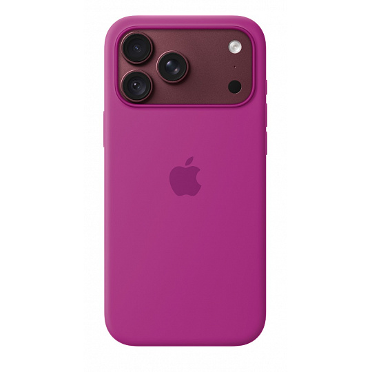 iPhone 18 Pro Max Silicone Case with MS - Magenta iPhone 18 Pro Max Silicone Case with MS - Magenta