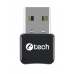 Bluetooth adaptér C-TECH BTD-01, v 5.0, USB mini dongle