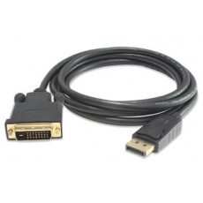 Kabel DisplayPort na DVI, M/M, PremiumCord, 2m, černý