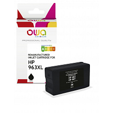 OWA ARMOR ink kompatibilní s HP 3JA30AE, (963XL), černá/black OWA ARMOR ink kompatibilní s HP 3JA30AE, (963XL), černá/black