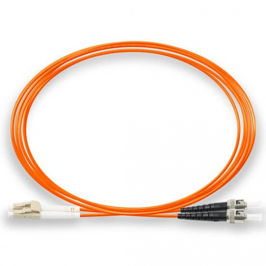 Optický patch cord Duplex LC-ST 50/125 30m MM OM4