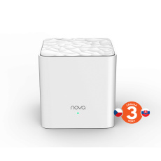 Tenda Nova MW3 (1-pack) Wireless AC1200 Mesh system Dual Band, 2x LAN, MU-MIMO, SMART aplikace Tenda Nova MW3 (1-pack) Wireless AC1200 Mesh system Dual Band, 2x LAN, MU-MIMO, SMART aplikace