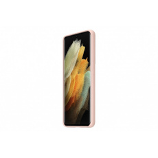 Samsung Silikonový zadní kryt pro S21 Ultra Pink Samsung Silikonový zadní kryt pro S21 Ultra Pink