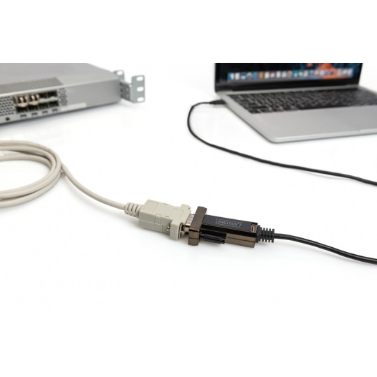 DIGITUS USB Type C 2.0 na sériový převodník, délka kabelu DSM 9M 1m