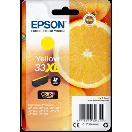 EPSON cartridge T3364 yellow XL (pomeranč)