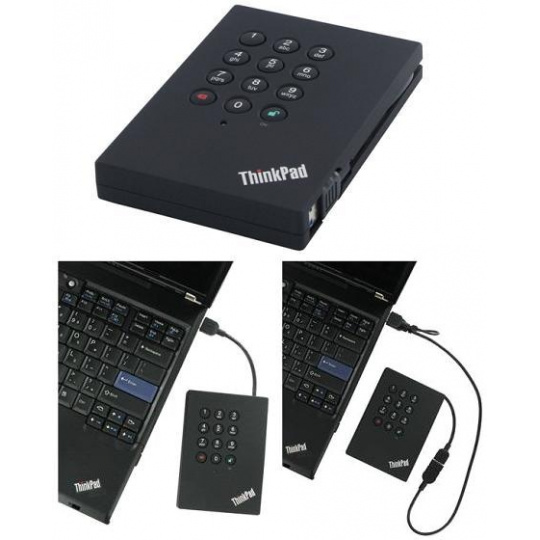 Lenovo disk ThinkPad HDD USB 3.0 Portable Secure 500GB Hard Drive - 2,5"