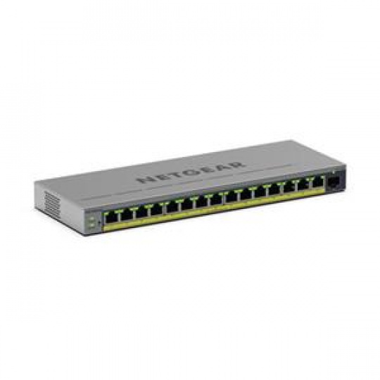Netgear 16PT GIGABIT UNMANAGEABLE PLUS SWITCH W/ POE+