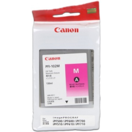 CANON INK PFI-102 MAGENTA iPF-500, 600, 700