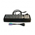 Honeywell 60 key Rugged Keyboard, QWERTY, PS2,WX8 adap.cable