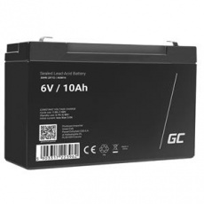Green Cell AGM VRLA 6V 10Ah maintenance-free battery for the alarm system, cash register, toys Green Cell AGM VRLA 6V 10Ah maintenance-free battery for the alarm system, cash register, toys