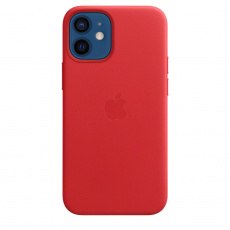 iPhone 12 mini Leather Case with MagSafe (P.)RED