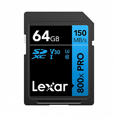 Lexar 64GB Pro 800x Pro SDXC C10 V30 U3 Lexar 64GB Pro 800x Pro SDXC C10 V30 U3
