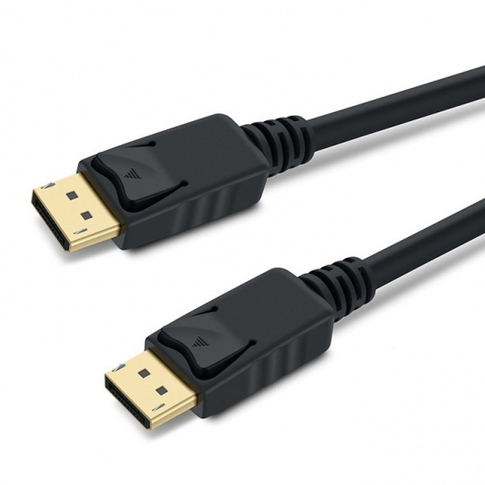 PremiumCord DisplayPort 1.3/1.4 přípojný kabel M/M, zlacené konektory, 3m