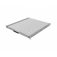 LANBERG POSUVNÁ POLICE PRO 19" RACKOVÉ SKŘÍNĚ 500MM ŠEDÁ (1U/445X500MM, NOSNOST DO 35KG, 4PO