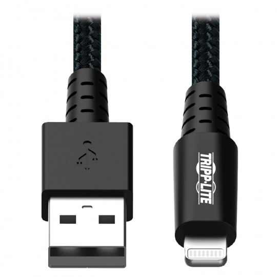 Tripplite Kabel USB-A / Lightning Synchronizace/Nabíjení, UHMWPE, Aramid Fibers, MFi Cert, 0.31m