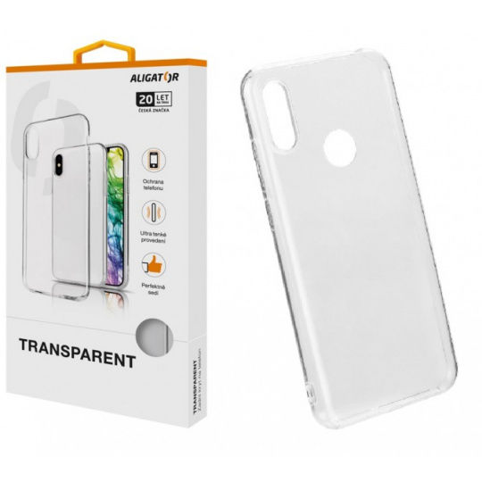 ALIGATOR Pouzdro Transparent Huawei Y6s/Honor 8A