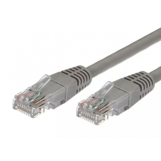 TB Touch Patch kabel, UTP, RJ45, cat6a, 1m, šedý