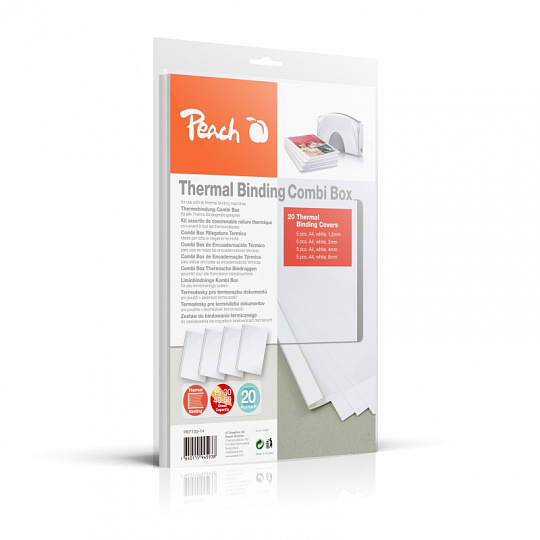 PEACH vazací Thermal Combi Box, obaly - 5x 1.5mm, 200g/m2 - 5x 3mm, 200g/m2 - 5x 4mm, 200g/m2 - 5x 6mm, 200g/m2