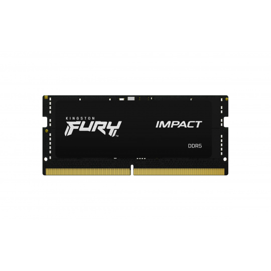 Kingston FURY Impact/SO-DIMM DDR5/8GB/4800MHz/CL38/1x8GB/Black