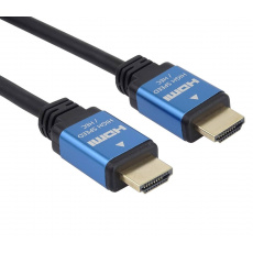 PremiumCord Ultra kabel HDMI 2.0b kovové, 1,5m