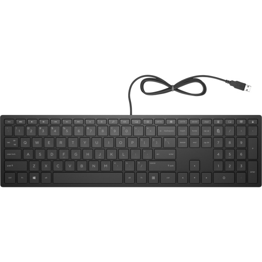 HP Pavilion Keyboard 300/Drátová USB/UK-Layout/Černá