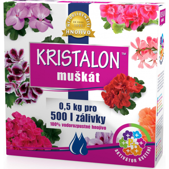 Hnojivo Agro  Kristalon Muškát 0.5 kg