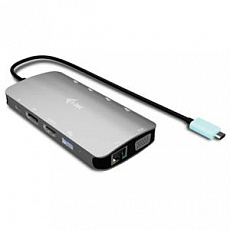 i-tec USB-C Metal Nano 3x Display (DP, HDMI and VGA) Docking Station, Power Delivery 100 W i-tec USB-C Metal Nano 3x Display (DP, HDMI and VGA) Docking Station, Power Delivery 100 W