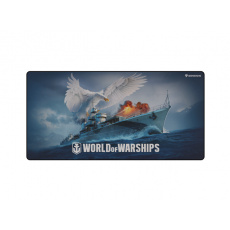 Herní podložka pod myš Genesis Carbon 500 MAXI WORLD of WARSHIPS, 90x45cm