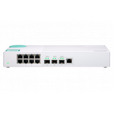 QNAP switch QSW-308-1C (8x Gigabit port + 3x 10G SFP+ port + 1x 10G RJ-45 kombo port) QNAP switch QSW-308-1C (8x Gigabit port + 3x 10G SFP+ port + 1x 10G RJ-45 kombo port)
