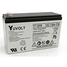 Yuasa YUVOLT Y7-12FR VdS (12V; 7Ah, F1) Yuasa YUVOLT Y7-12FR VdS (12V; 7Ah, F1)