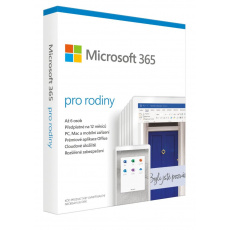 Microsoft 365 Family P6 Mac/Win, 1 Rok, CZ Microsoft 365 Family P6 Mac/Win, 1 Rok, CZ