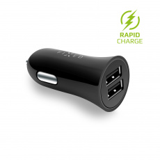 Autonabíječka FIXED s 2xUSB, 24W (2x 2,4A), černá Autonabíječka FIXED s 2xUSB, 24W (2x 2,4A), černá