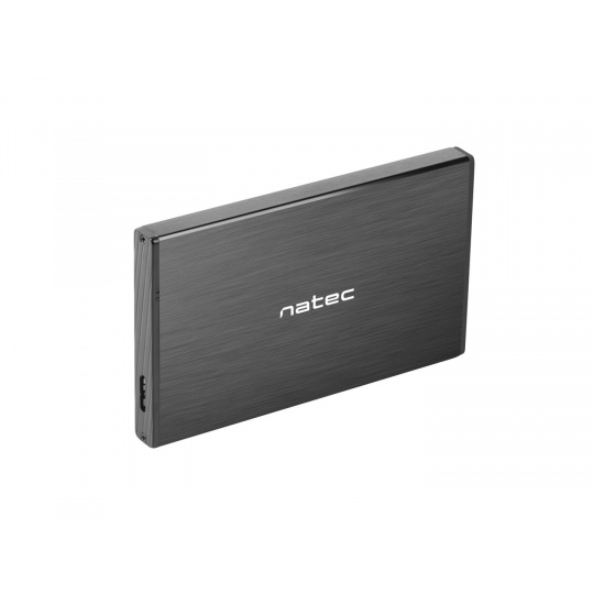 Externí box pro HDD 2,5" USB 3.0 Natec Rhino Go, černý, hliníkové tělo