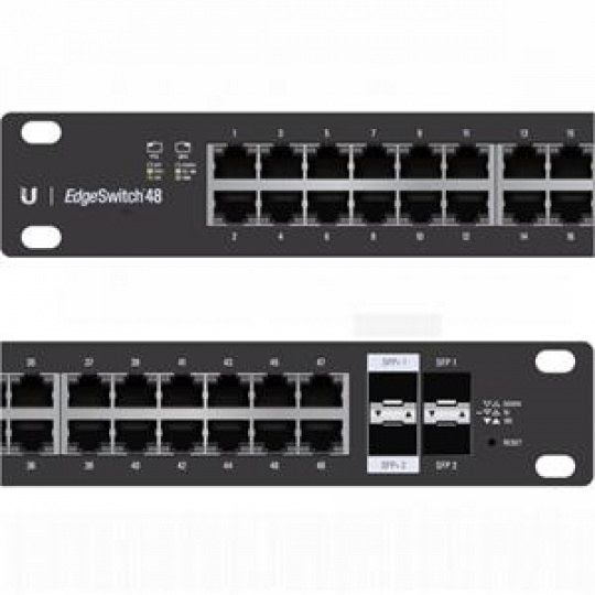 Ubiquiti EdgeSwitch ES-48-Lite - 48x GLAN, 2x SFP, 2x SFP+, bez POE