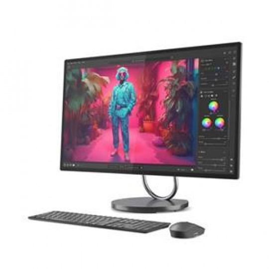 Lenovo YOGA AIO 32ILL10   Ultra 7 256V/16GB/SSD 1TB/31,5"/UHD/IPS/495nitů/Harman Audio/Qi/170W/3r OnSite/WIN11 Home/šedá