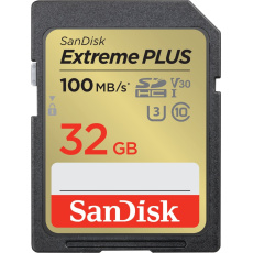 SanDisk Extreme PLUS SDHC 32GB 100MB/s V30 UHS-I SanDisk Extreme PLUS SDHC 32GB 100MB/s V30 UHS-I
