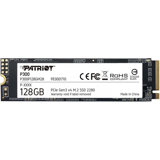 PATRIOT P300/128GB/SSD/M.2 NVMe/3R