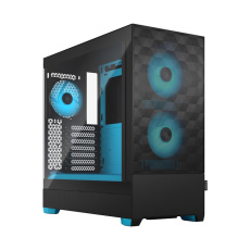 Fractal Design Pop Air RGB Cyan Core TG Clear Tint