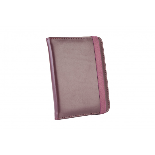 C-TECH PROTECT pouzdro z pravé kůže pro 6" zařízení, RLC-02, bordó