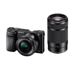 Sony A6000Y, 16-50+55-210mm, 24,3Mpix, černý Sony A6000Y, 16-50+55-210mm, 24,3Mpix, černý