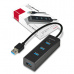 AXAGON HUE-S2B, 4x USB3.0 CHARGING hub, micro USB nap. konektor