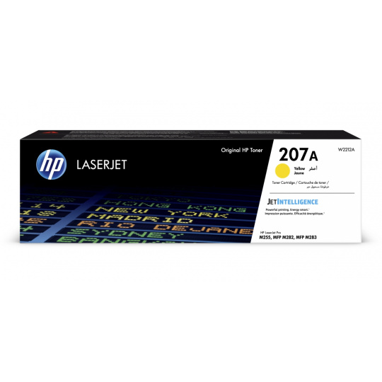 HP 207A Žlutý toner, W2212A