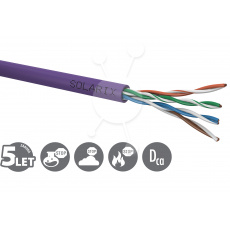 Instalační kabel Solarix CAT5E UTP LSOH Dca-s1,d2,a1 305m/box SXKD-5E-UTP-LSOH