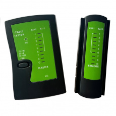 W-star Tester kabelů UTP WS468EC RJ45 RJ11 indikace LED diodami černá W-star Tester kabelů UTP WS468EC RJ45 RJ11 indikace LED diodami černá