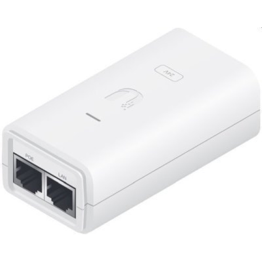 Ubiquiti POE-24-24W-G-WH, Gigabitový PoE injektor, 24V/1A 24W