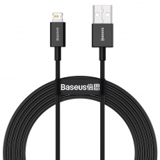 Baseus CALYS-A01 Superior Fast Charging Datový Kabel USB to Lightning 2.4A 1m Black